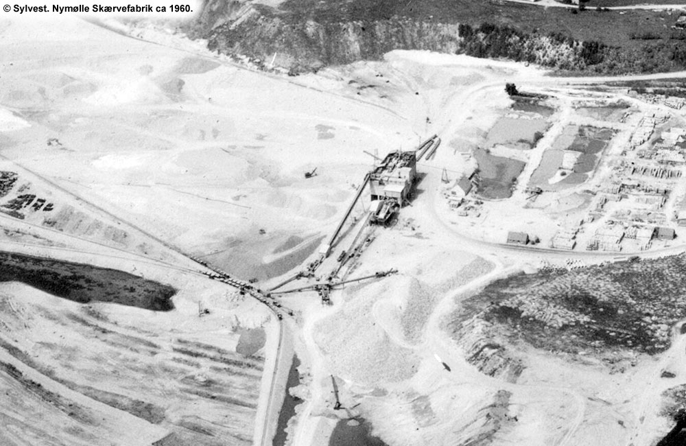 Nymølle Skærvefabrik ca 1960