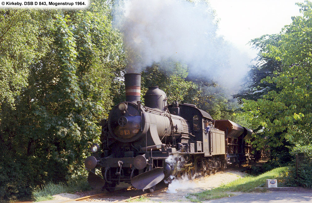 DSB D 843 i Mogenstrup 1964