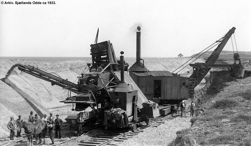 Stenlejerne på Sjællands Odde ca 1933