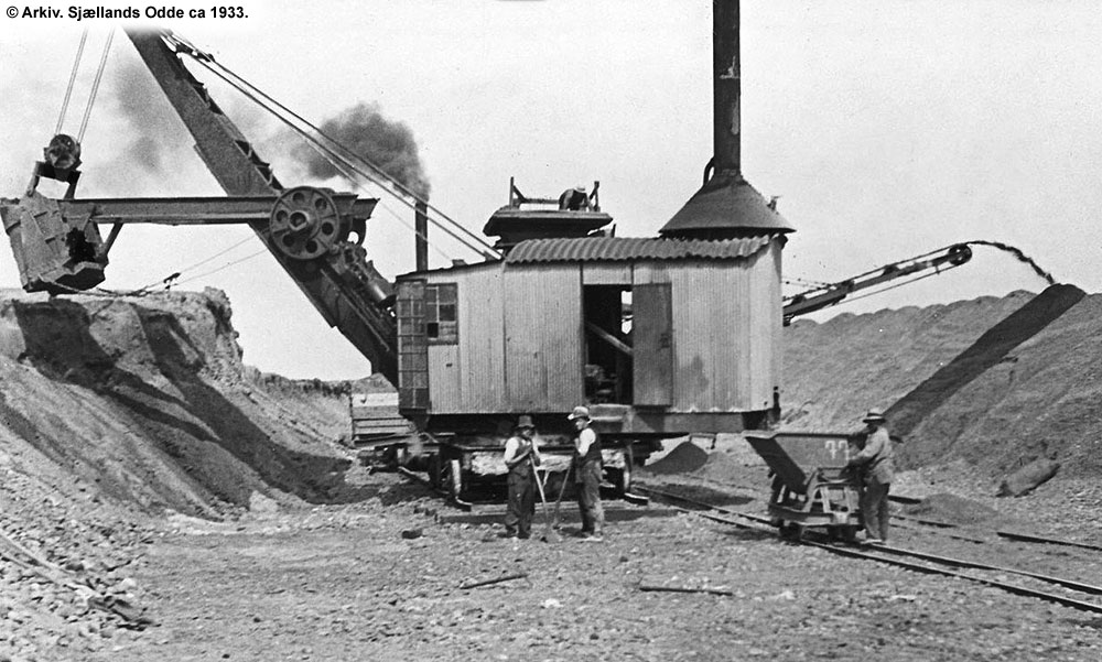 Stenlejerne på Sjællands Odde ca 1933