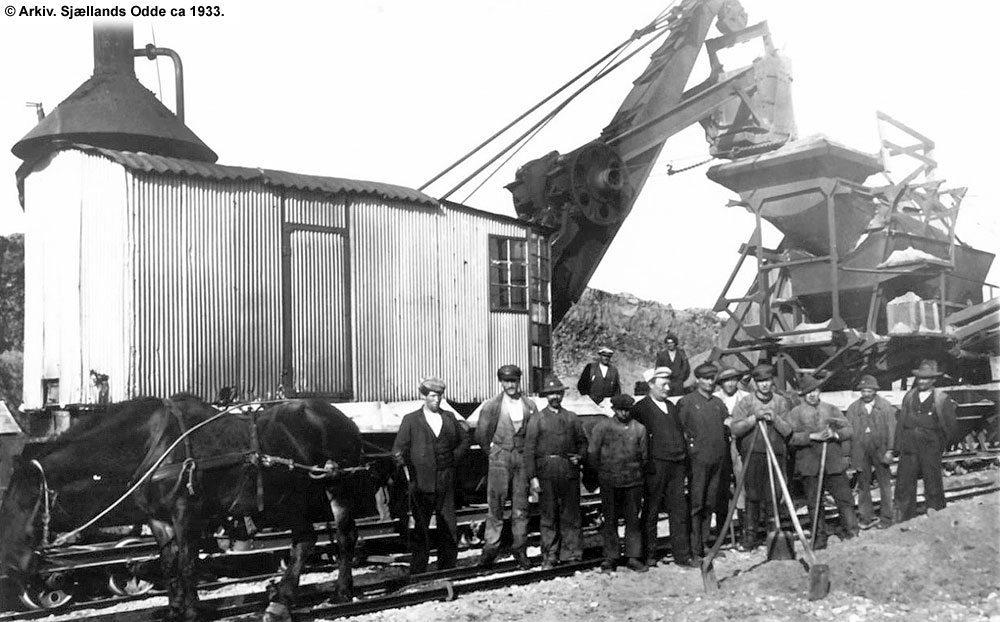 Stenlejerne på Sjællands Odde ca 1933