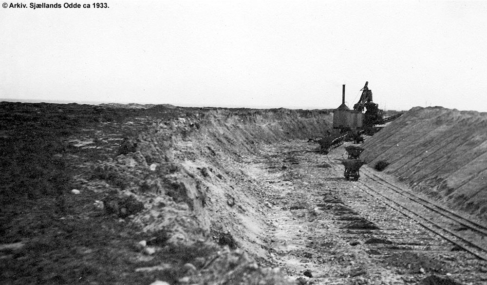 Stenlejerne på Sjællands Odde ca 1933