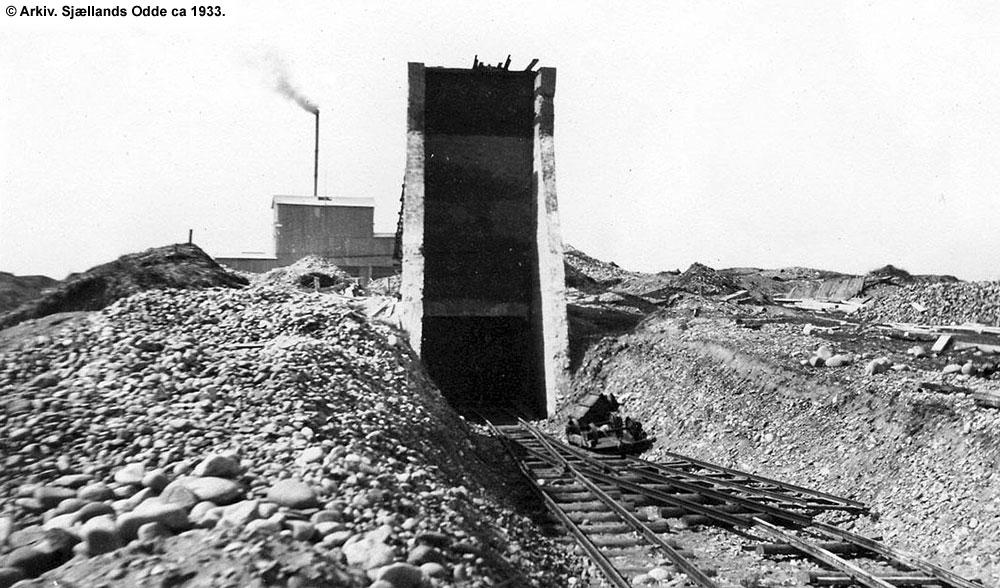 Stenlejerne på Sjællands Odde ca 1933