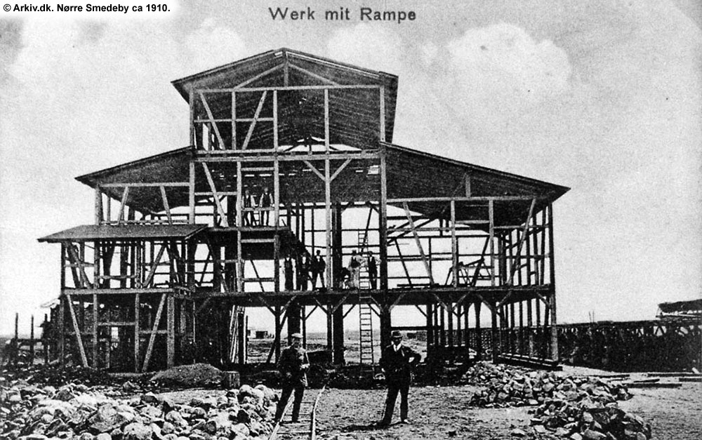 Nørre Smedeby skærvefabrik ca 1910