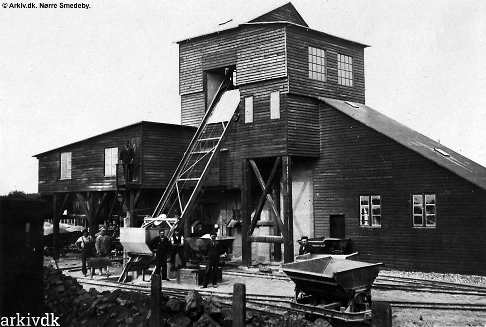 Nørre Smedeby skærvefabrik ca 1915