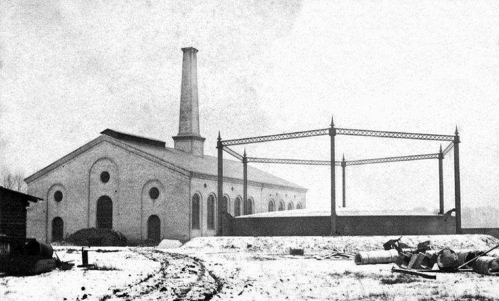 Frederiksberg Gasværk ca 1875