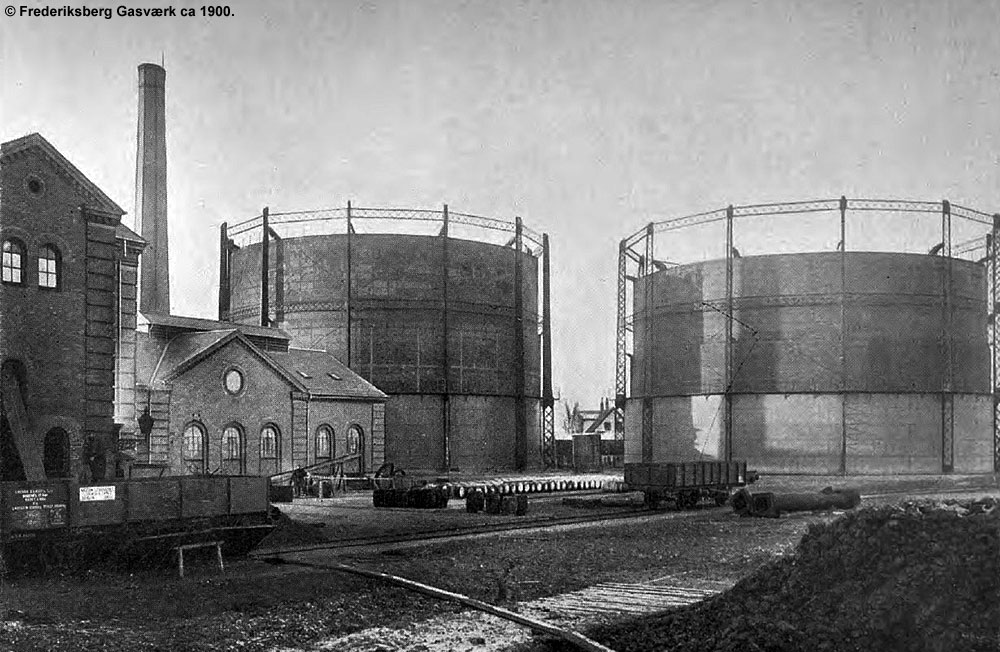 Frederiksberg Gasværk ca 1900