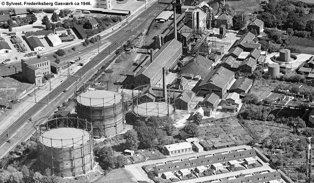 Frederiksberg Gasværk ca 1946