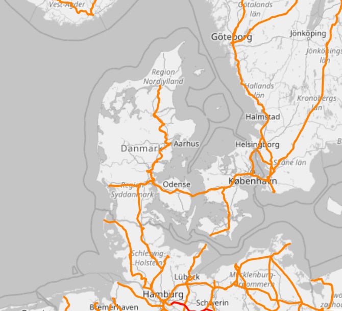 Kort Over Jernbaner I Danmark Verdens jernbane kort i god kvalitet   Jernbanen.dk forum Kort Over Jernbaner I Danmark