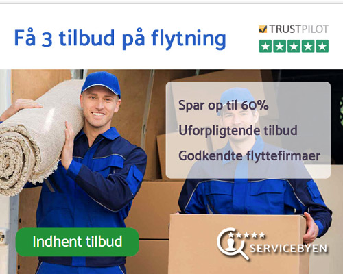 3 flyttefirma tilbud